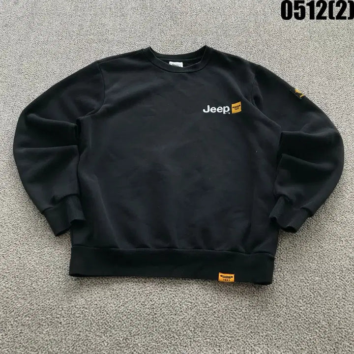 [BUNJANG] Jeep Black Sweatshirt T-shirt / Jeep 지프 블랙 맨투맨 티셔츠 95