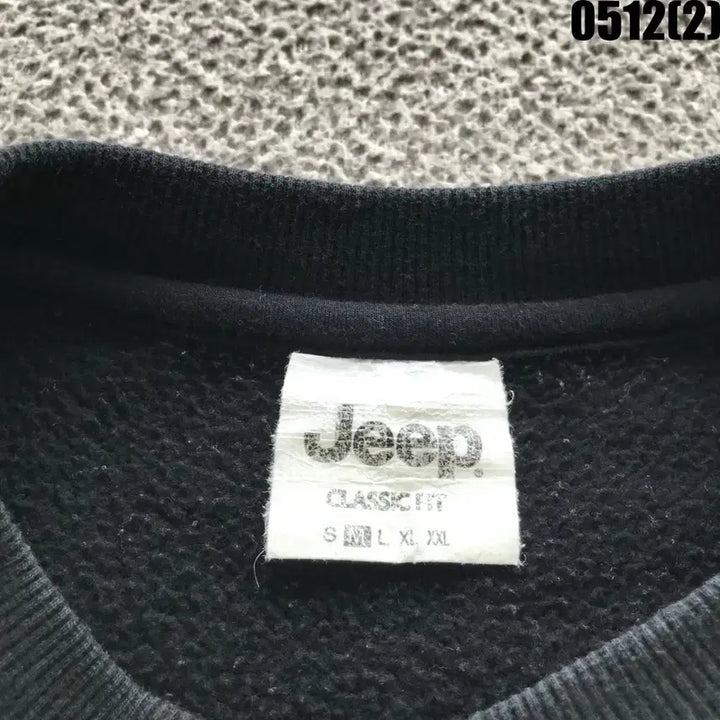 [BUNJANG] Jeep Black Sweatshirt T-shirt / Jeep 지프 블랙 맨투맨 티셔츠 95
