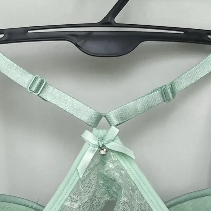 [BUNJANG] Mint Front-Hook Bra (Used) / 앞후크 민트 브라 (중고)