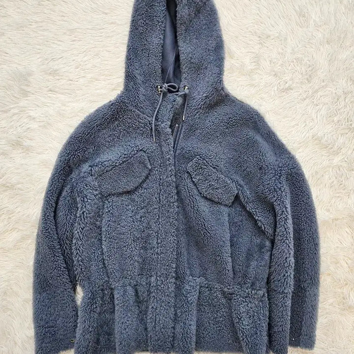 [BUNJANG] Atte Vanessa Bruno Lambskin Fur Hooded Jacket / 아떼 바네사브루노  양가죽 모피 후드 자켓