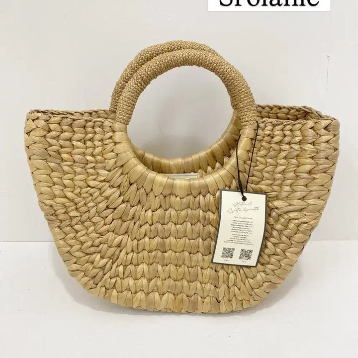 [BUNJANG] Srolanie Rattan Tote Bag / Srolanie 라탄 토트백