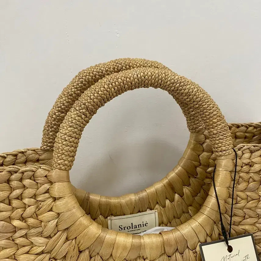 [BUNJANG] Srolanie Rattan Tote Bag / Srolanie 라탄 토트백