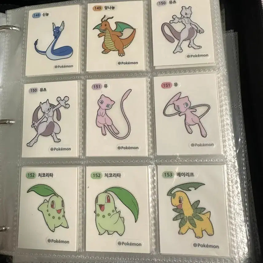 [BUNJANG] Pokemon Stickers Full Set / 포켓몬띠부띠부씰 전종