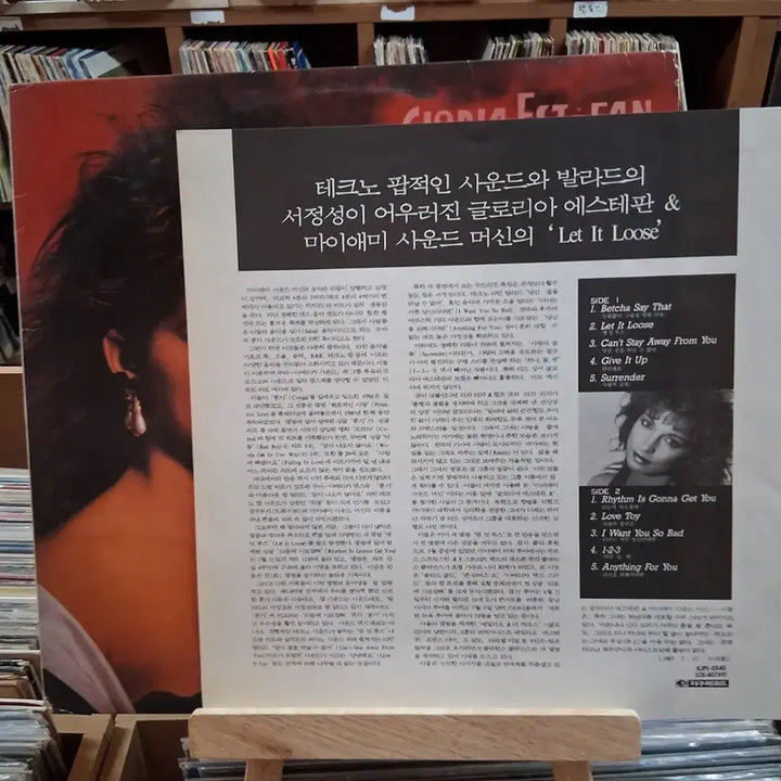 [BUNJANG] Gloria Estefan Let It Loose LP / 남미 팝 여왕 글로리아 에스테판 Let It Loose LP