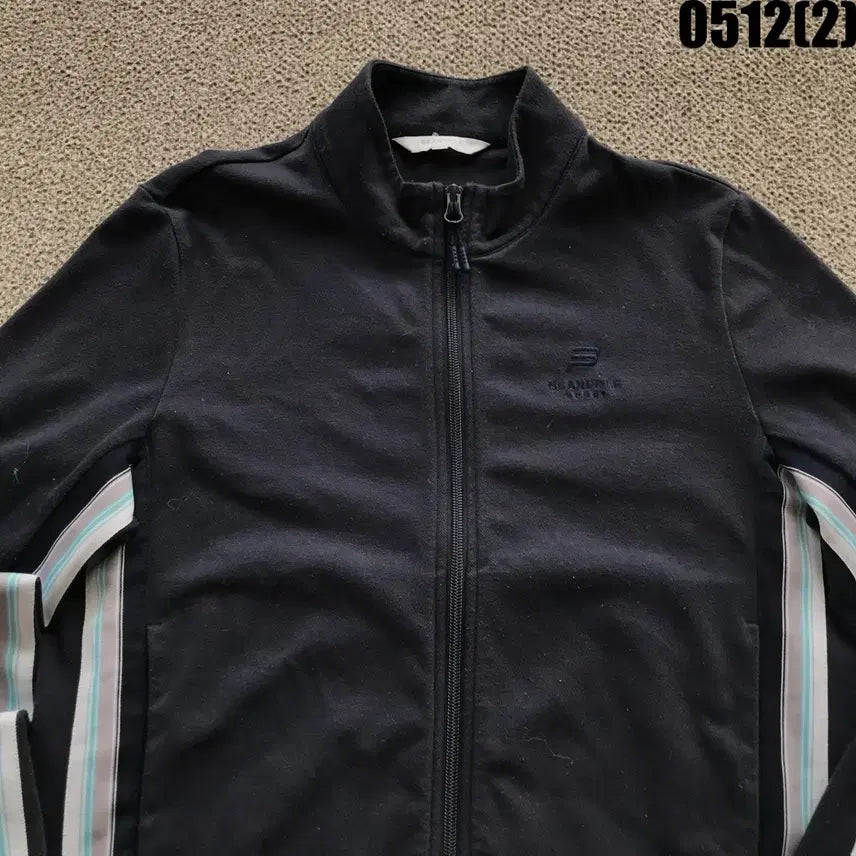 [BUNJANG] Beanpole Sport Navy Stripe Track Jacket 95 / 빈폴스포츠 네이비 스트라이프 트랙 자켓 95