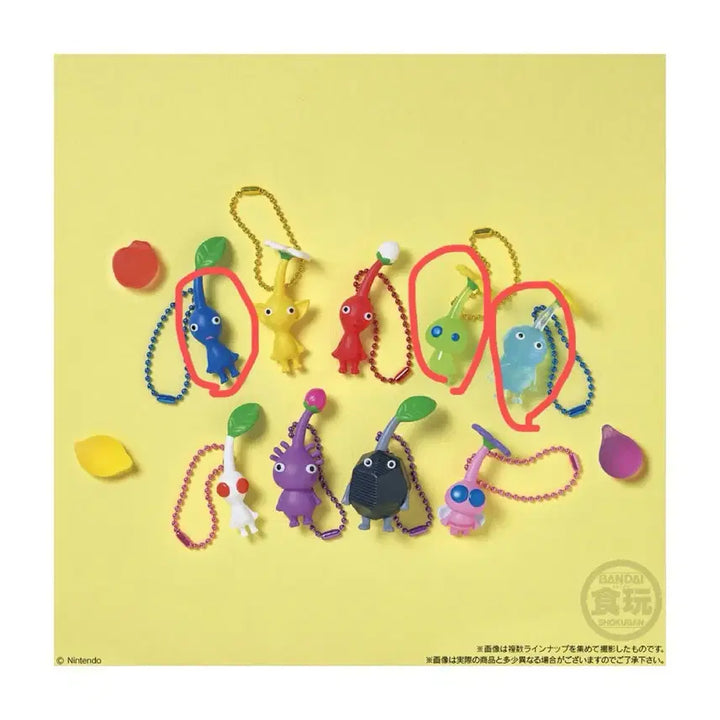 [BUNJANG] Pikmin Jelly Keychain - Ice, Sparkle, Blue / 피크민 젤리 키링 낱개 판매 [얼음] [반짝] [파랑]