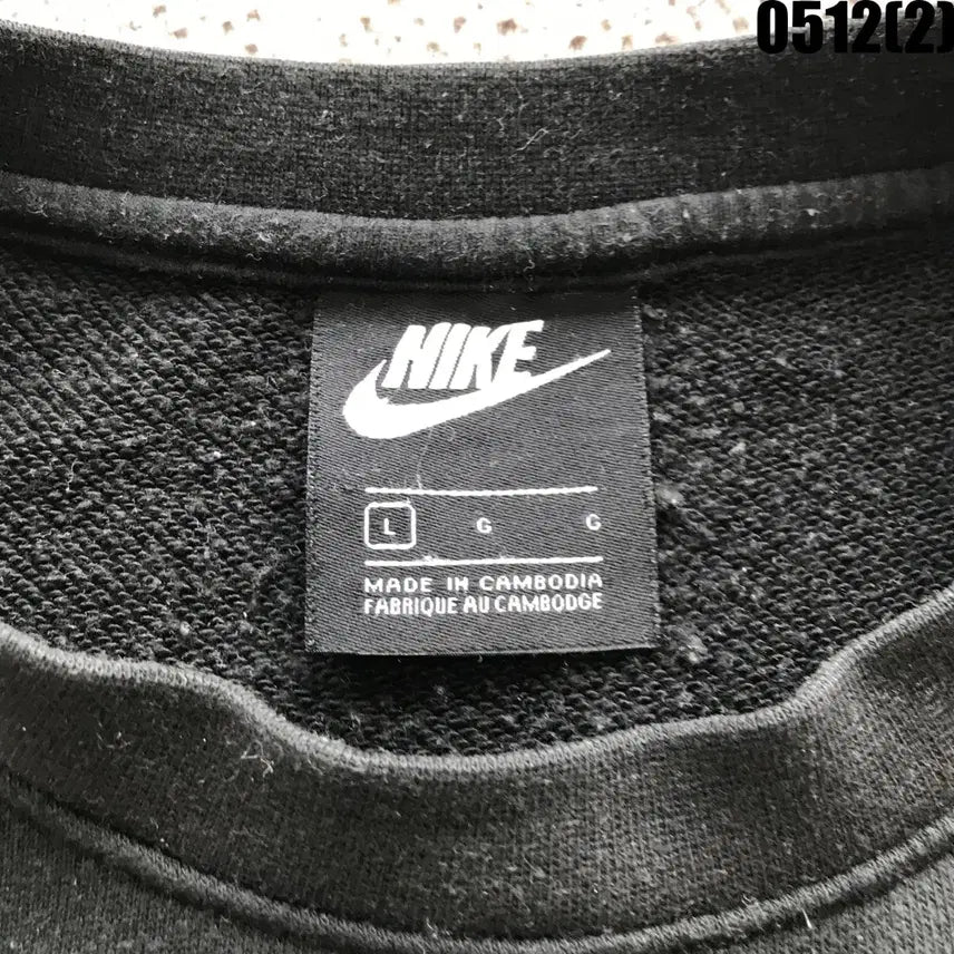 [BUNJANG] Nike Black Sweatshirt L / 나이키 블랙 맨투맨 티셔츠 L