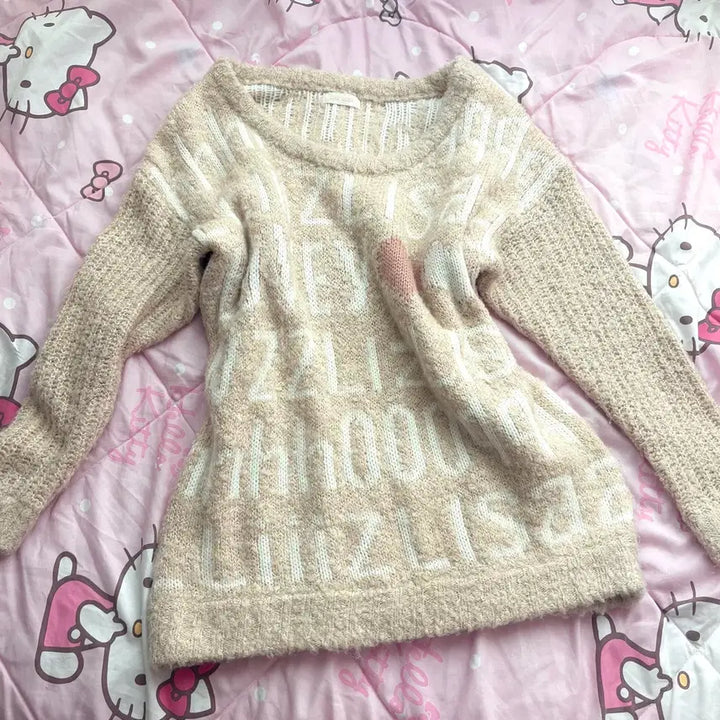 [BUNJANG] LIZ LISA One-Shoulder Off-Shoulder Knit Sweater Dress / 리즈리사 원숄더 오프숄더 니트 스웨터 원피스
