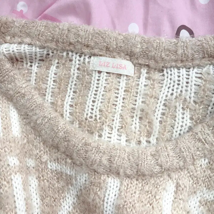 [BUNJANG] LIZ LISA One-Shoulder Off-Shoulder Knit Sweater Dress / 리즈리사 원숄더 오프숄더 니트 스웨터 원피스