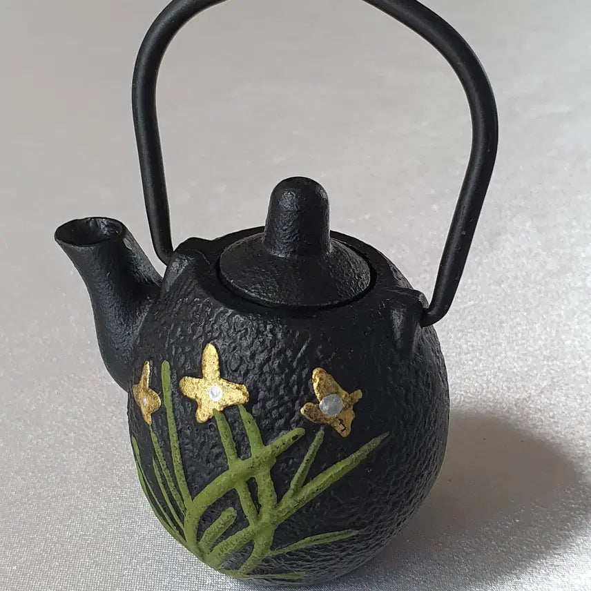 [BUNJANG] Jade-Colored Jade Ornamented Mini Teapot Prop / 비취색 옥 장식 미니 주전자 소품