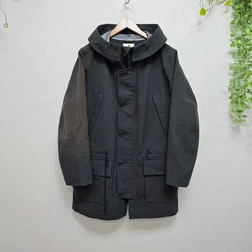 [BUNJANG] Snow Peak Takibi Hooded Jumper Charcoal / 스노우피크 타키비 후드 점퍼
