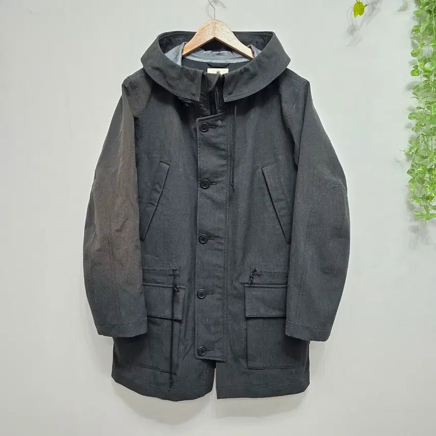 [BUNJANG] Snow Peak Takibi Hooded Jumper Charcoal / 스노우피크 타키비 후드 점퍼