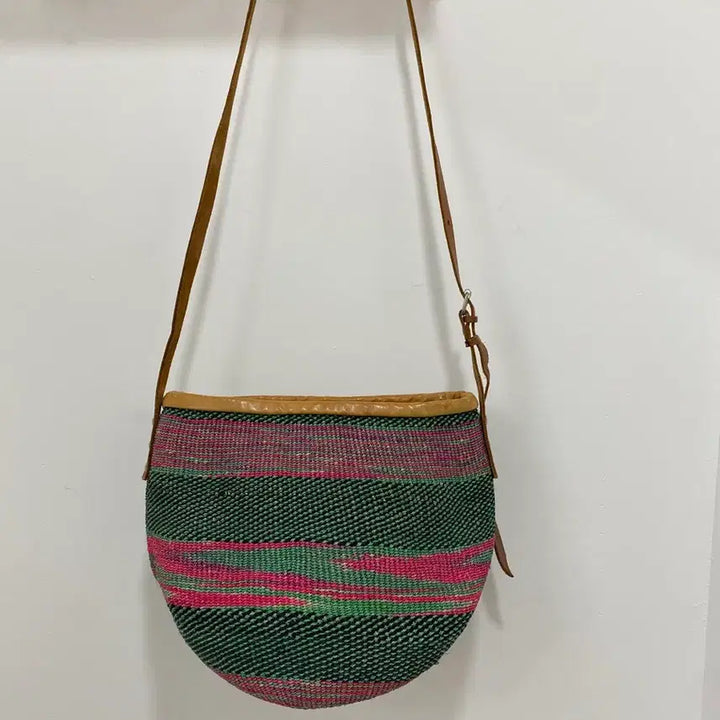[BUNJANG] Color Rattan Crossbody Bag / 컬러 라탄 크로스백