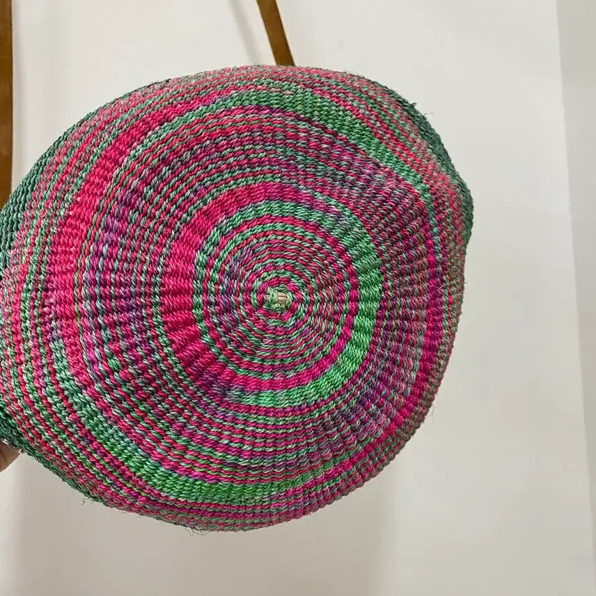 [BUNJANG] Color Rattan Crossbody Bag / 컬러 라탄 크로스백