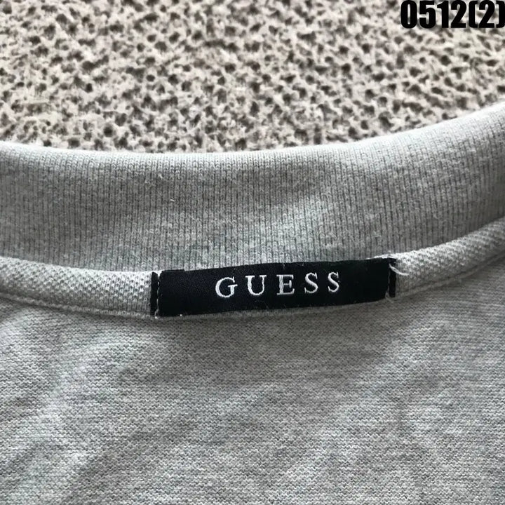 [BUNJANG] Guess Gray Short Sleeve Polo T-Shirt L / 게스 회색 반팔 폴로티셔츠 L