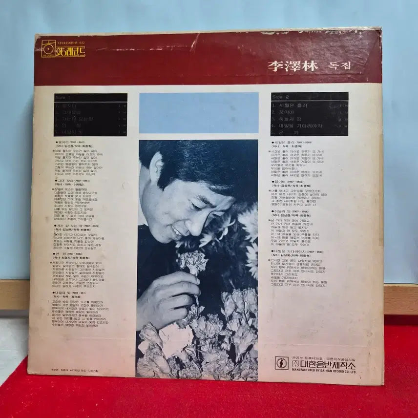 [BUNJANG] Lee Taek-lim Solo Album LP Vinyl Record / 이택림 독집 LP 음반