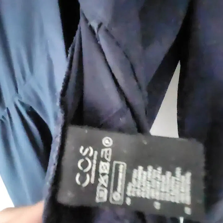 [BUNJANG] COS Navy Long Shirt / 코스 롱 셔츠