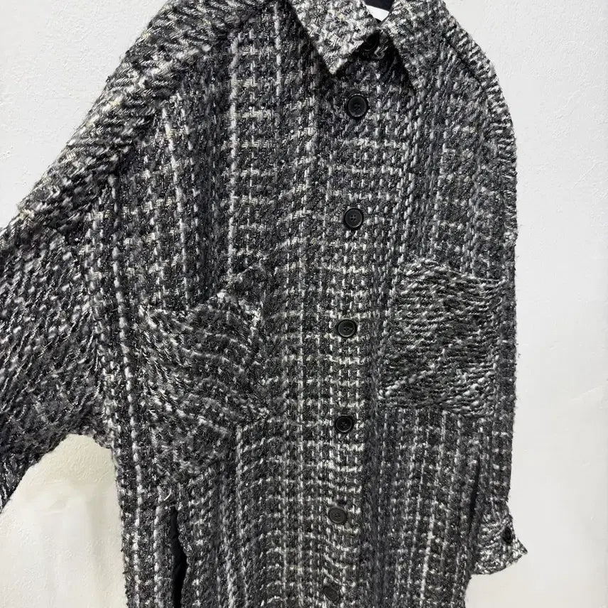 [BUNJANG] IRO 21SS Herringbone Pattern Knit Jacket (Size 32) / 정품) IRO 이로 21ss 루즈핏 헤링본 패턴 니트 자켓 32