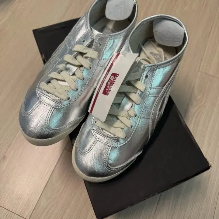 [BUNJANG] Onitsuka Tiger Mexico 66 Silver Low-Top Sneakers / 오니츠카타이거 멕시코 66 실버 D6G1L_9393 신발 스니커즈