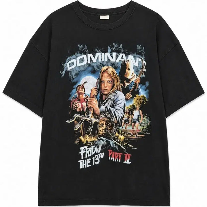 [BUNJANG] Dominant Friday Friday the 13th Part 2 T-Shirt XL / 도미넌트 프라이데이 13일의 금요일 파트2 반팔 XL