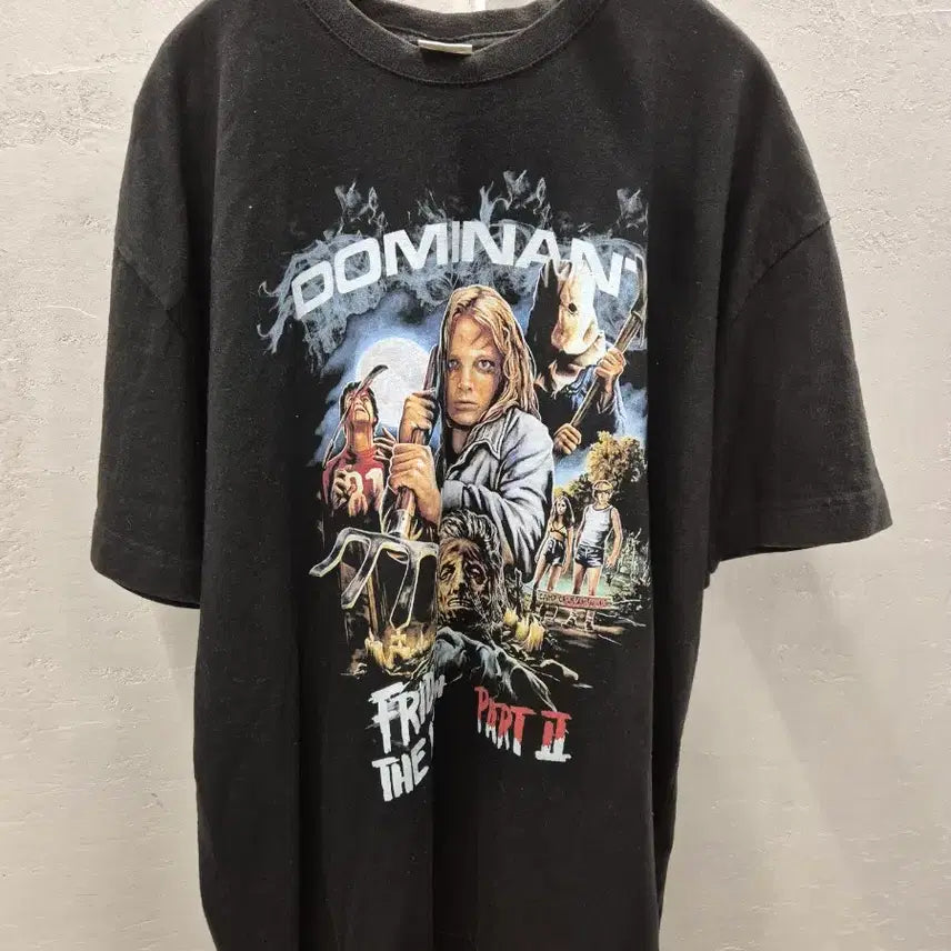 [BUNJANG] Dominant Friday Friday the 13th Part 2 T-Shirt XL / 도미넌트 프라이데이 13일의 금요일 파트2 반팔 XL