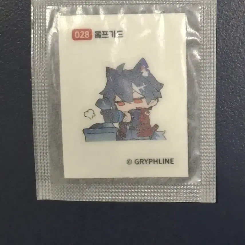 [BUNJANG] Arknights Endfield GS25 Collaboration Wolfguard Jelly Sticker (028, Unsealed) / 명일방주 엔드필드 gs25 콜라보 젤리 띠부씰 울프가드 028 미개봉