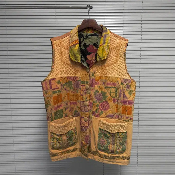[BUNJANG] Vintage Oriental Embroidered Vest / 빈티지 오리엔탈 베스트