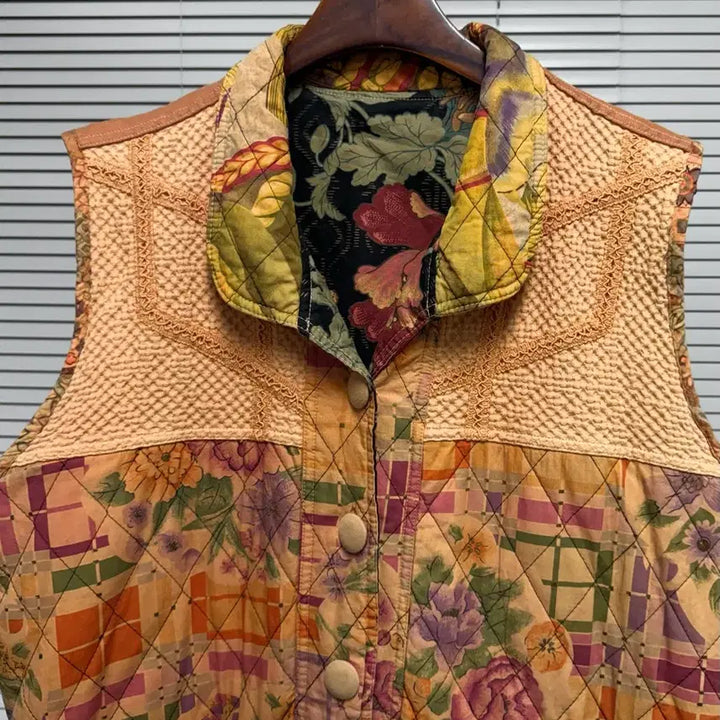 [BUNJANG] Vintage Oriental Embroidered Vest / 빈티지 오리엔탈 베스트