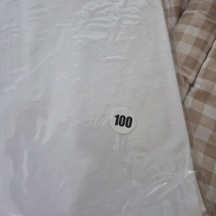 [BUNJANG] Long Sleeve Cotton T-shirts - White / 긴팔순면티  화이트 새옷2장등 95
