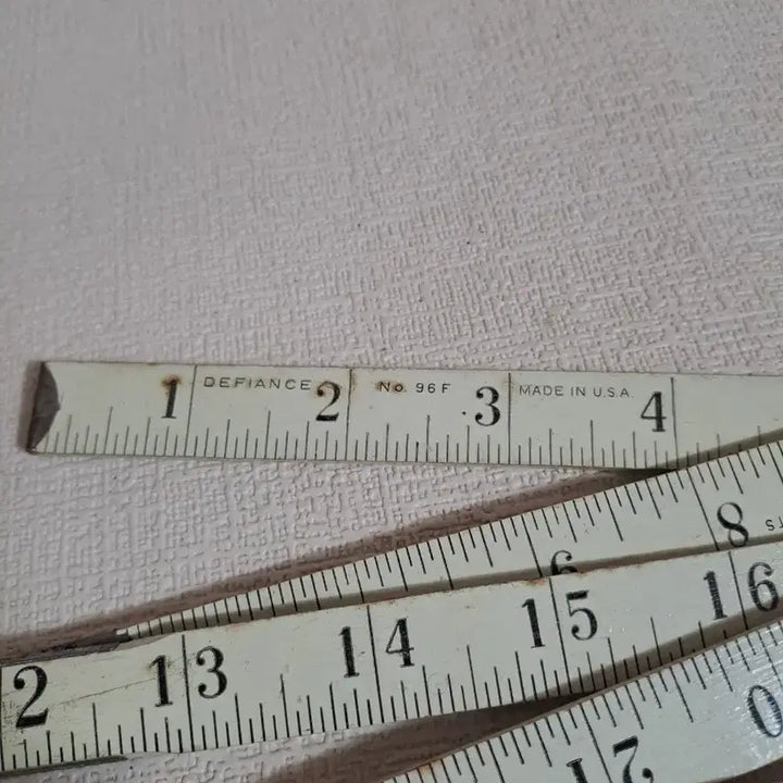 [BUNJANG] USA Vintage 1920s Defiance No. 96f Folding Ruler / 미국 [ 근대사 ] 접자 [ 접이식자 ] 레트로 희귀수집품