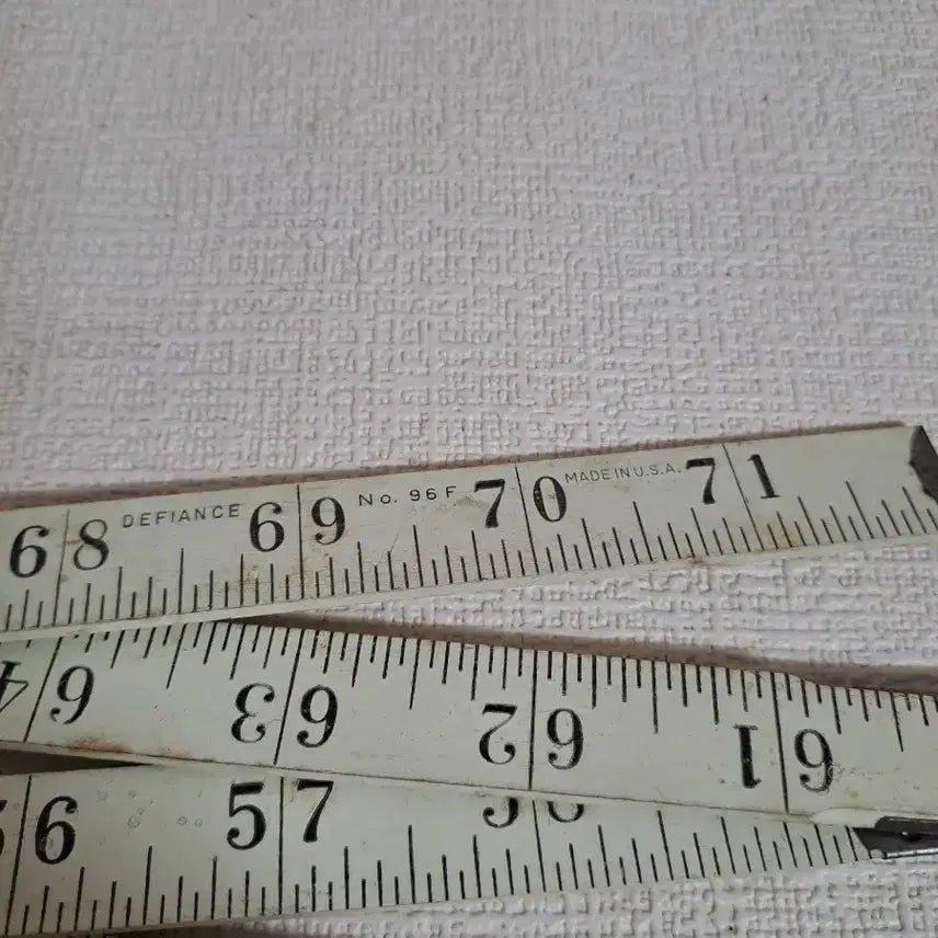 [BUNJANG] USA Vintage 1920s Defiance No. 96f Folding Ruler / 미국 [ 근대사 ] 접자 [ 접이식자 ] 레트로 희귀수집품