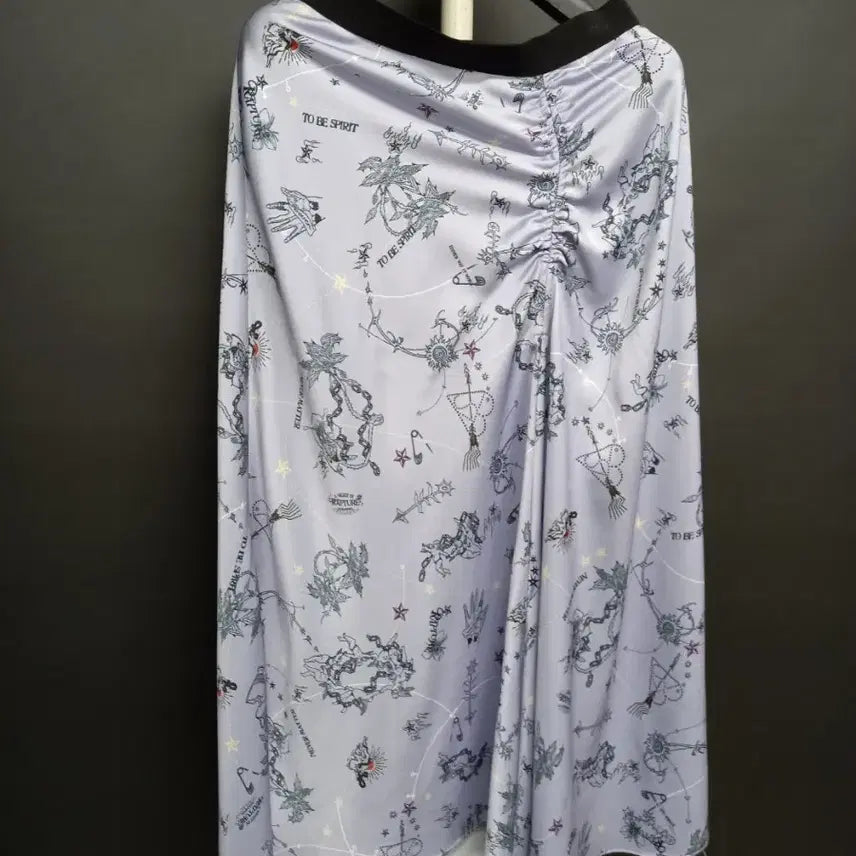 [BUNJANG] TIME Silk Shirring Long Skirt / 타임 TIME  실크빛 셔링 롱 스커트 64 44