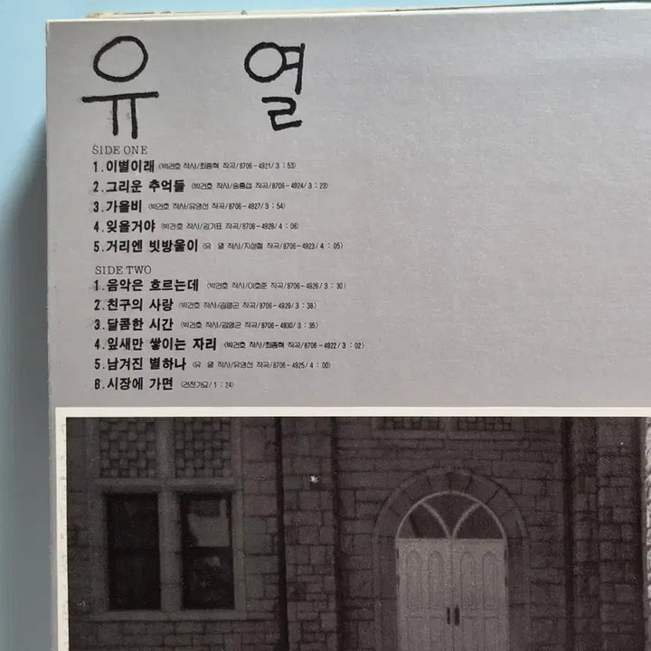[BUNJANG] Yoo Yul 1987 LP Record Album / 유열 1987 LP 음반