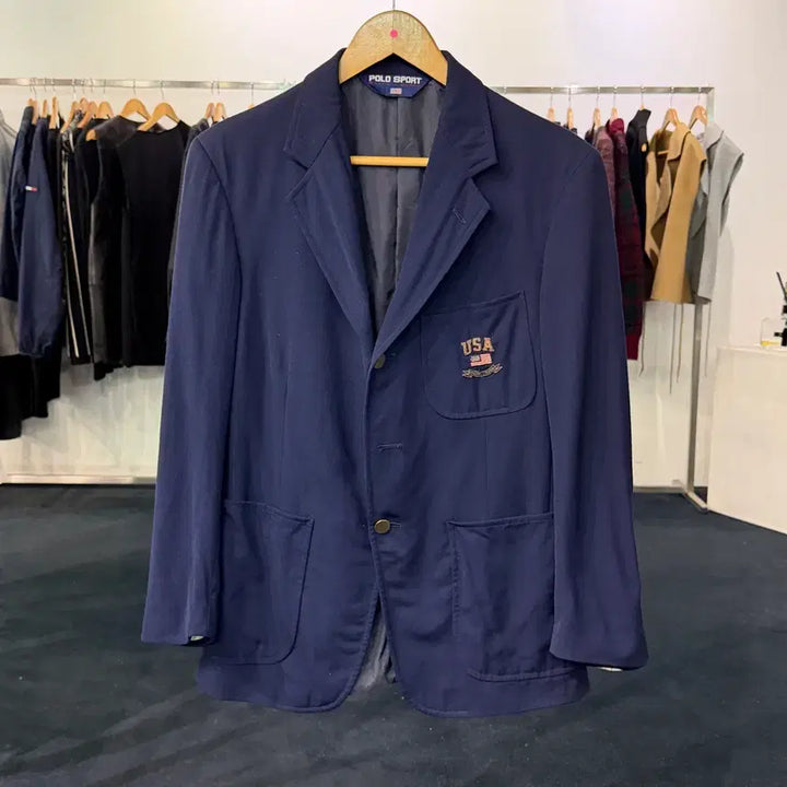 [BUNJANG] Polo Sport 90s USA Gold Button Blazer (M) / [택포] [M] 90s 폴로스포츠 USA 금장 블레이저