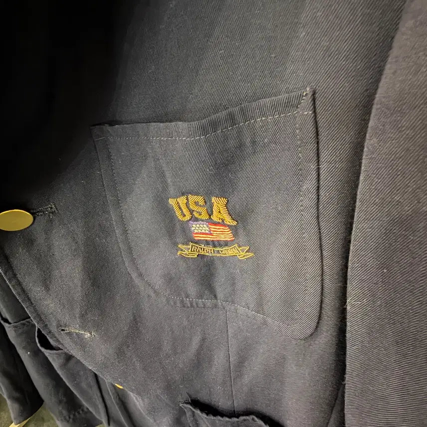[BUNJANG] Polo Sport 90s USA Gold Button Blazer (M) / [택포] [M] 90s 폴로스포츠 USA 금장 블레이저