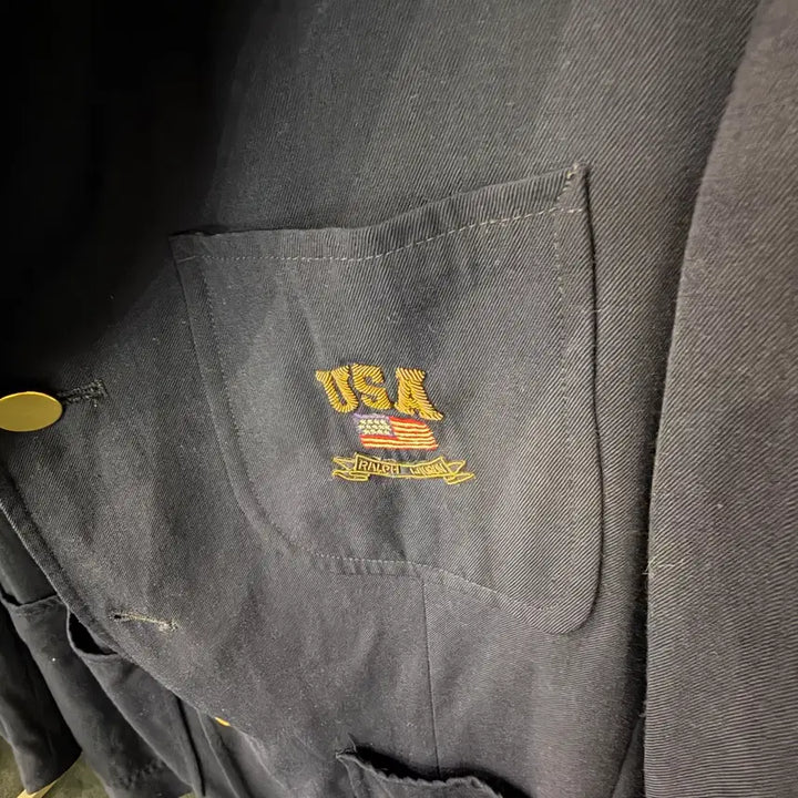 [BUNJANG] Polo Sport 90s USA Gold Button Blazer (M) / [택포] [M] 90s 폴로스포츠 USA 금장 블레이저