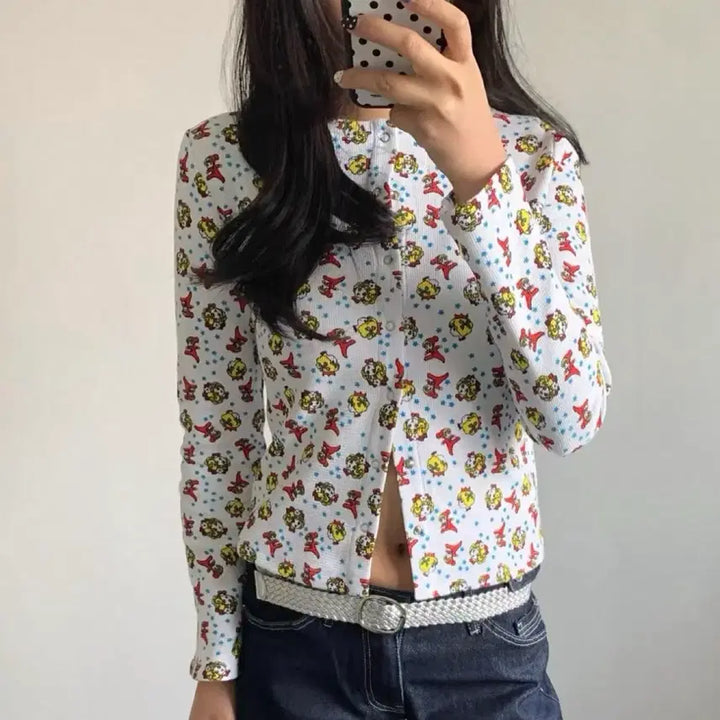 [BUNJANG] Ashley Williams Waffle Pattern Cardigan (Size S) / (s) 애슐리윌리엄스 와플 패턴 가디건