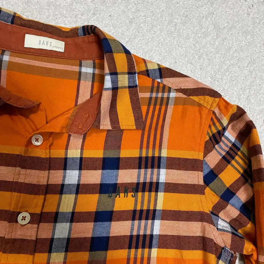 [BUNJANG] Daks Kids Check Long Sleeve Shirt 15y / 닥스 키즈 아동 체크 긴팔 셔츠 15y