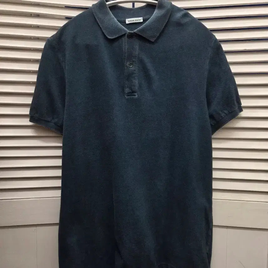 [BUNJANG] Tomas Maier Washed Collar T-Shirt / 토마스마이어 워싱 카라 티셔츠