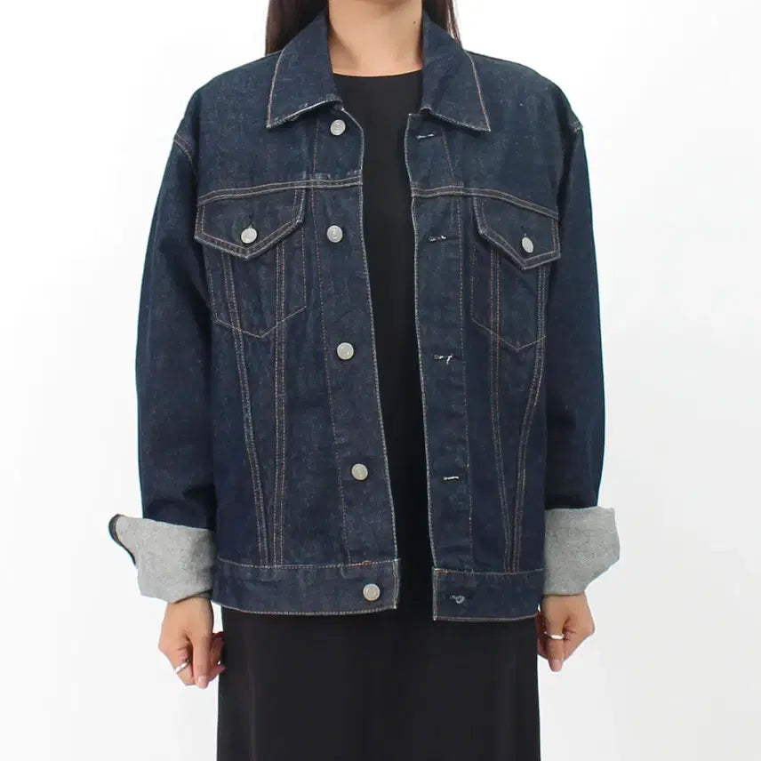 [BUNJANG] Vintage Japanese Oversized Denim Jacket / 일본 빈티지 오버핏 데님 청 자켓