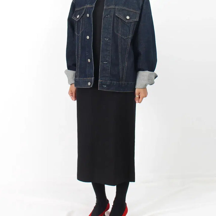 [BUNJANG] Vintage Japanese Oversized Denim Jacket / 일본 빈티지 오버핏 데님 청 자켓