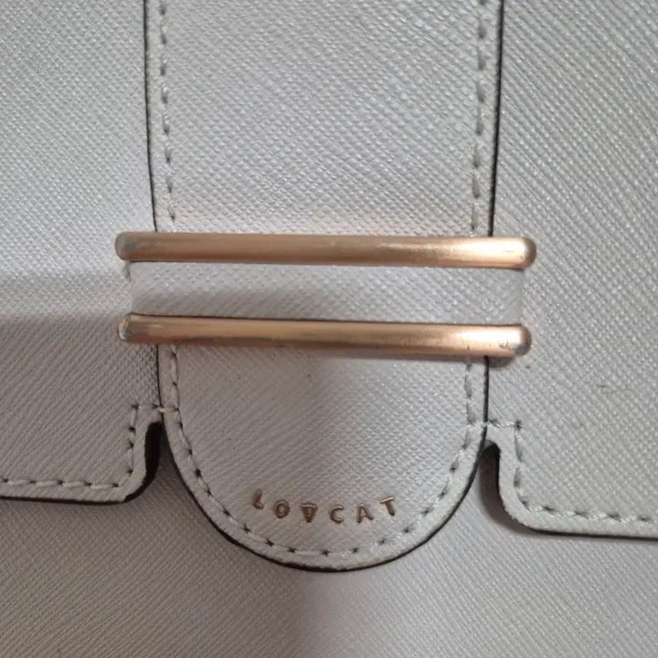 [BUNJANG] Lovecat Leather Crossbody Bag / 러브캣
