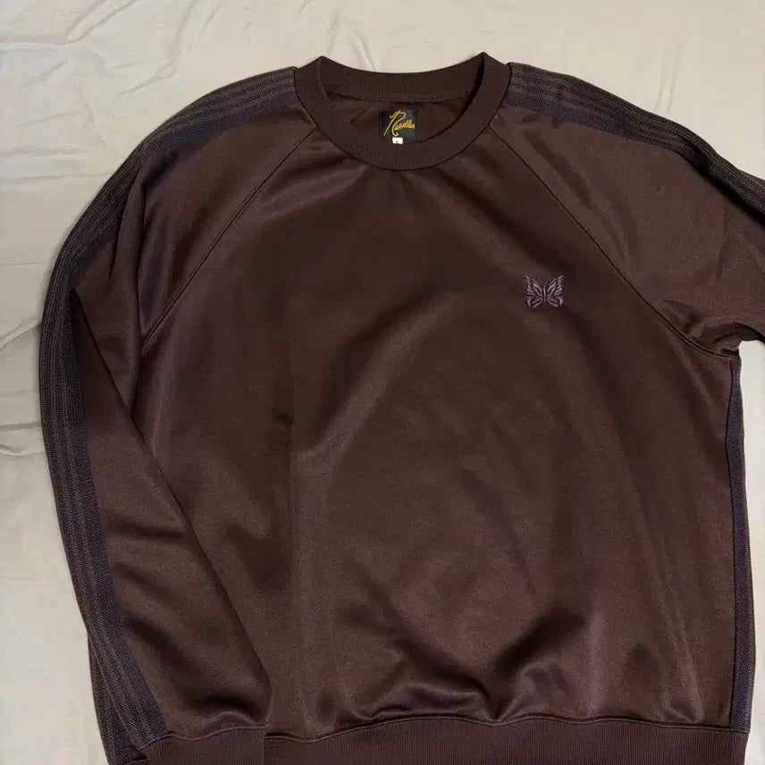 [BUNJANG] Needles Crewneck Sweatshirt / 니들스 크루넥 트랙 맨투맨 L