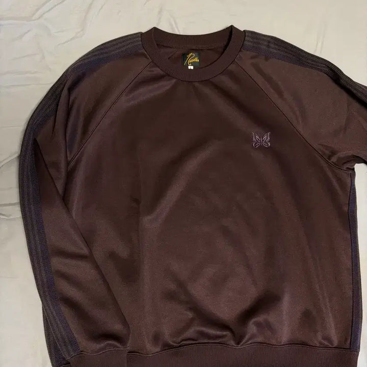 [BUNJANG] Needles Crewneck Sweatshirt / 니들스 크루넥 트랙 맨투맨 L