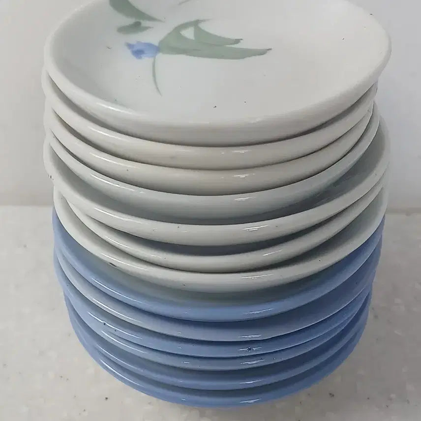 [BUNJANG] Vintage Korean Porcelain Plates (Set of 15) / 근대사 수집품 왜사기 꽃접시 외사기 빈티지 접시 15개일괄