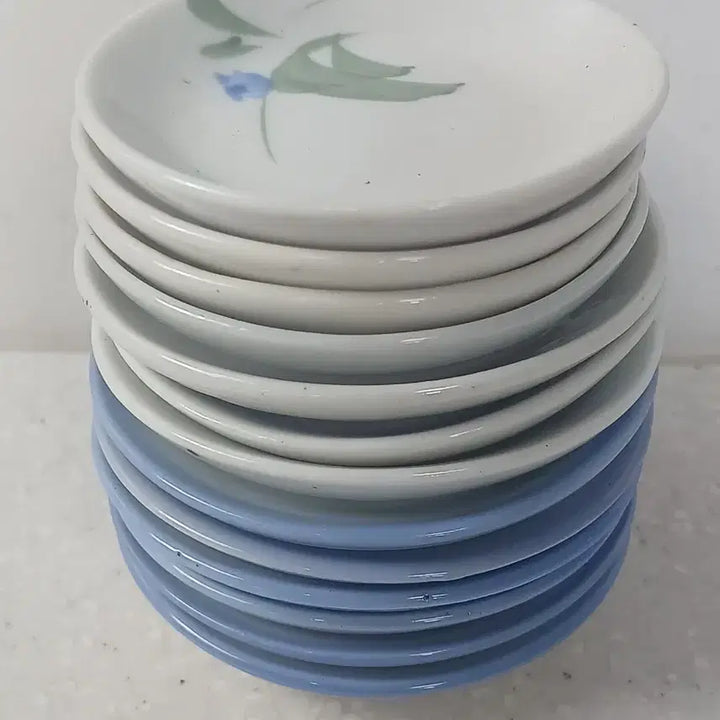 [BUNJANG] Vintage Korean Porcelain Plates (Set of 15) / 근대사 수집품 왜사기 꽃접시 외사기 빈티지 접시 15개일괄