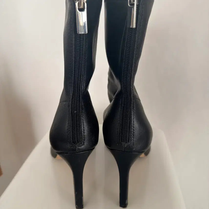 [BUNJANG] H&amp;M Black Sock Ankle Boots Size 38 / H&amp;M 삭스 앵클부츠 블랙 38