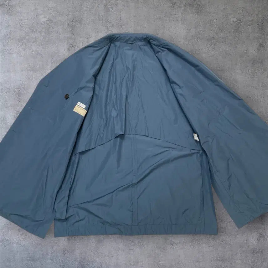 [BUNJANG] Brunello Cucinelli Smoky Blue Light Double-Breasted Trench Coat Size 42 / 브루넬로 쿠치넬리 스모키블루 라이트 트렌치 코트 42