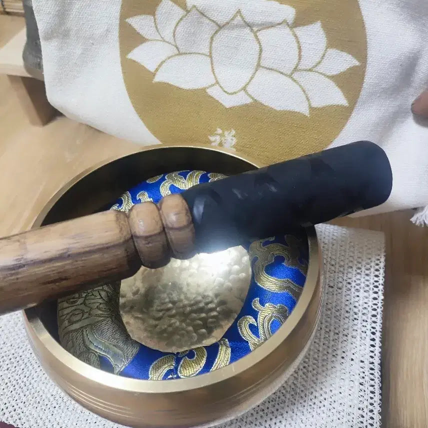 [BUNJANG] Meditation Yoga Singing Bowl Full Set (12.5-14.5cm) / 명상 요가 싱잉볼 풀세트12.5-14.5cm