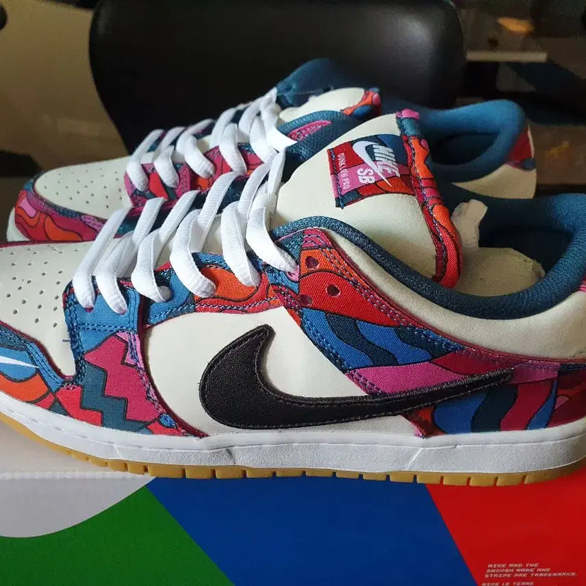 [BUNJANG] Nike x Parra SB Dunk Low Pro Abstract Art Sneakers / 나이키xParra SB 덩크 로우 프로 앱스트랙트 아트 280mm 팝니다